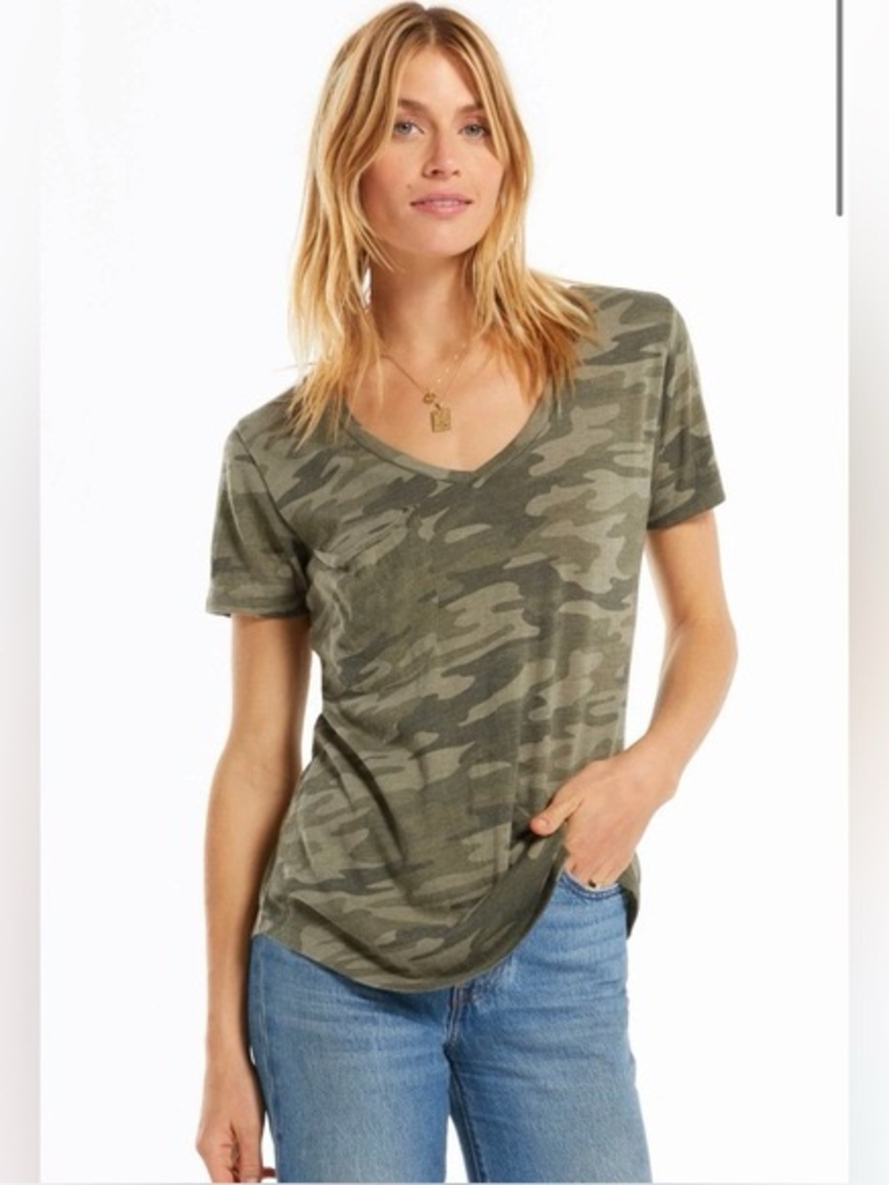 Z-Supply Camo Pocket Tee | S